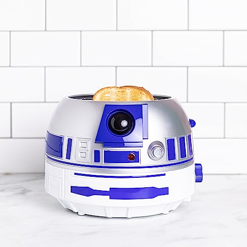 Uncanny Brands Star Wars R2D2 Deluxe Toaster - Lights-Up and Makes Sounds Like Artoo by Uncanny Brands - Image 3