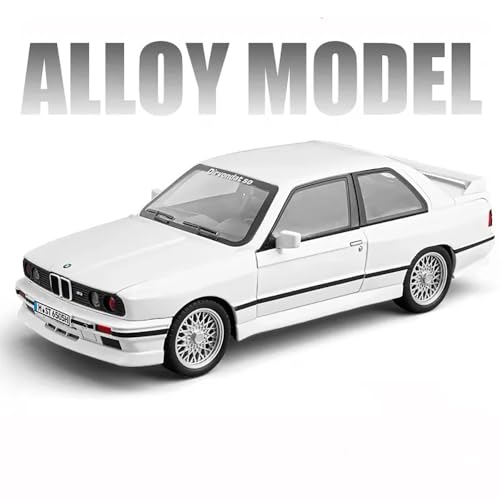 Image of DUWOL 1:24 B-M-W M3 Model Car Die Cast Metal M3 Toy Cars with Light Sound Pullback Openable Door Cars Toy, Black