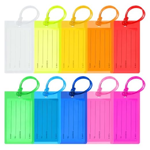 10 Pack Luggage Tags Suitcases
