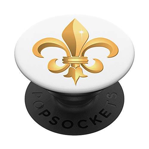 Phone Grip Design New Orlean Fleur De Lis Mardi Gras PopSockets PopGrip: Swappable Grip for Phones & Tablets