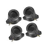 A ABSOPRO Kit de démarrage collecteur d'admission de carburateur compatible avec Yamaha XS 1100 2H9 1980 1983, collecteur d'admission en caoutchouc durable, noir, pièce de rechange