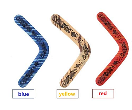 Yofobu 3 Pack Australian Boomerang Pro Sports Boomerang Outdoor Sports Throw Catch Toy Flying Toy #TOP2