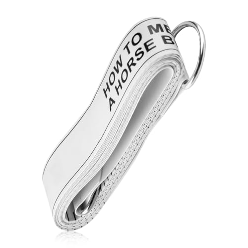 Lotsdonxia Nastro di misurazione a doppia scala per cavalli, strumento portatile di misurazione dell'altezza e del peso per cavalli, pony e bestiame, metro a nastro in PVC resistente