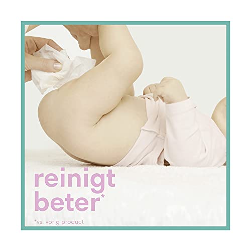 Pampers Sensitive Billendoekjes, 1200 Babydoekjes (15 x 80 Doekjes), Unieke pH Beschermende Formule, Zonder Parfum… - Afbeelding 6
