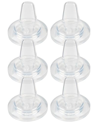 Sippy Spouts for Philips Avent Anti-Colic Baby Bottles, Soft 100% Silicone Sippy Cup Nipples, 6m+, Variable Flow, 6 Count