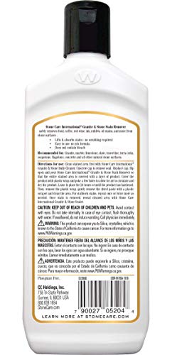 Stone Care International Stone Stain Remover - 10 Ounce - Stain Remover For Food, Coffee, Red Wine, Ink, Mildew, Oil Stains #TOP1