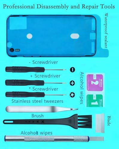 Vitre arrière iPhone 16 Plus noir face arrière de rechange objectif aimant