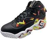 Fila Men's Mb Sneaker (9.5, Black/Red Orange/Fila Red, Numeric_9_Point_5)