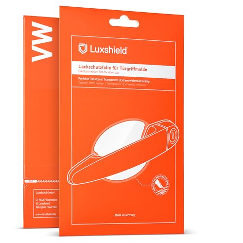 Preisvergleich Produktbild Luxshield Auto Türgriff Schutzfolie Griffmulde für VW Caddy 4 (IV) SA I 2015-2020 - Kratzschutz, Lackschutzfolie - Transparent glänzend