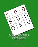 500 SUDOKU Puzzles: HARD - Volume 3