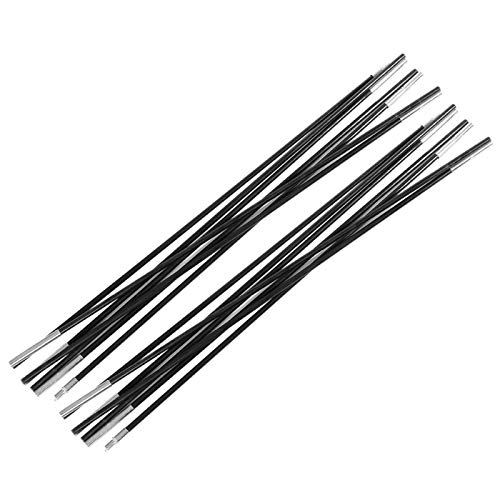 Tent Pole Support, 157.5in Fiberglass Camping Tent Pole Bars Outdoor Support Rods Awning Frames Kit Tent Support Rods Replacement Tent Poles Awning Poles for Camping Backpacking Hiking