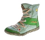 TMA Leder Winter Stiefeletten Damen Knöchel Schuhe gefüttert Grün Stiefel...
