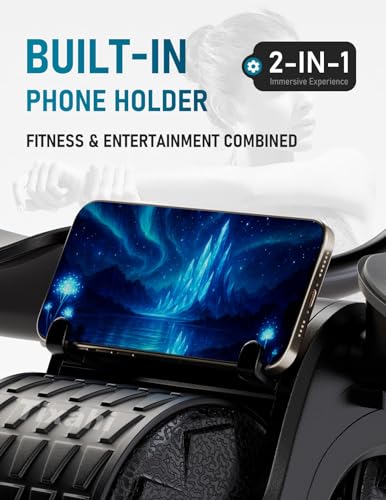 2026 Upgraded Automatic Rebound Ab Roller with Elbow Support, Dual Wide Wheel Ab Workout Equipment for Core Strength Training, Silent Ab Wheel for Beginners Men Women Home Gym Fitness - Image 4