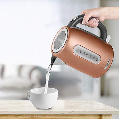 Tetera eléctrica Sencor SWK1776GD 1.7L acero inoxidable miniatura 2