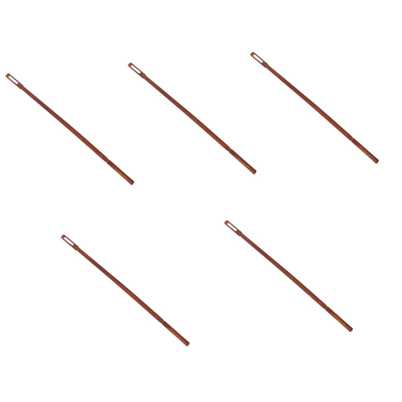 FAVOMOTO 5pcs Supple Flute Cleaning Rod Portable Flute Maintenance Tool Clarinet Cleaning Stick Reusable