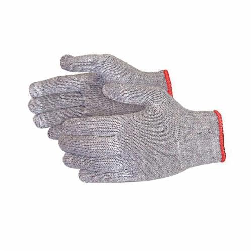 Superior Glove STCi-L Sure Knit Heavy Duty General Purpose Gloves, Knit, 7 ga Nylon/Tire-Core, Gray/White, Resists: Oil, Other Liquids and Water