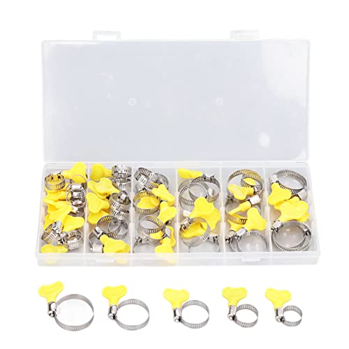 Gear Reusable Hose Adjustable Handle - 304 Key Hose Clamps Automotive, Industrial, Marine Use