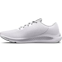 Under Armour Charged Pursuit 3 Running Shoes, White/Black, Men's Size Euro 42.5