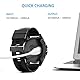 QEINZOY Ladekabel kompatibel mit Garmin Fenix 7 7S 7X 6 6S 6X Pro 5 5S 5X Plus, Venu 2 Plus 2S Sq, Forerunner 165 55 955 245 255 265, Vivoactive 3 4 5, Vivomove/Approach/Instinct/Epix