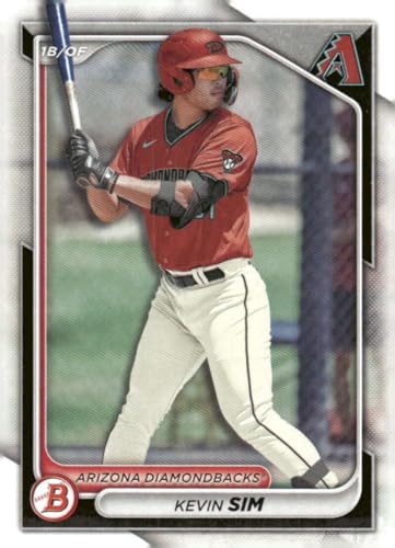 2024 Bowman Prospects #BP-34 Kevin Sim Arizona Baseball Card