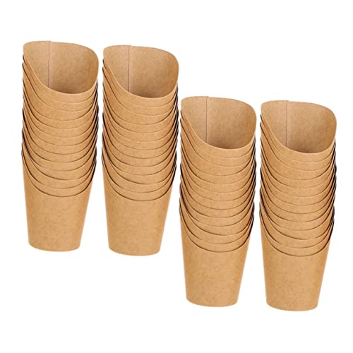 Gogogmee 50piezas Recipientes para Refrigerios Kraft para Charcutería y Papas Fritas