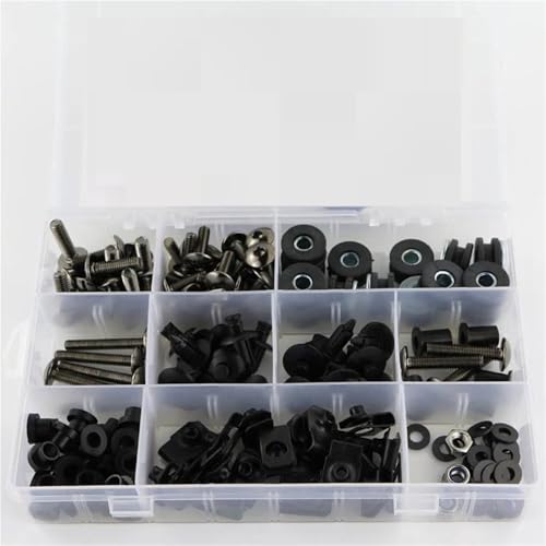 �I�[�g�o�C���S�ȃt���t�F�A�����O�{���g�L�b�g�N���b�v�i�b�g�|�ɓK�����郄�}�n YZF-R6 R6 2003-2005 R6S 2006-2009 �i�b�g�ƃ{���g�̑g�ݍ��킹(Titanium2)