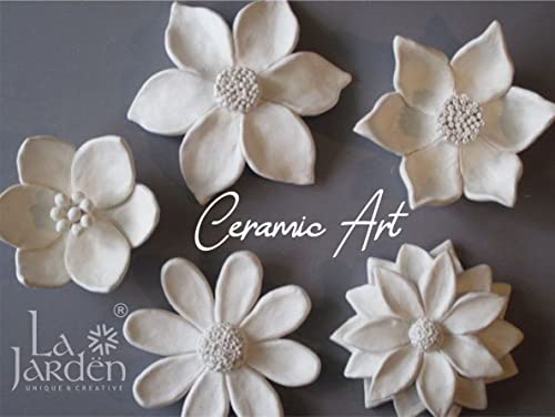 La Jarden® White Ceramic fine Clay Powder 450g | for Art n Craft | Sculpting & Pottery | School, College Art Projects | Ceramic Cone Making | Figurines | Mini Sculptures सिरेमिक पाउडर