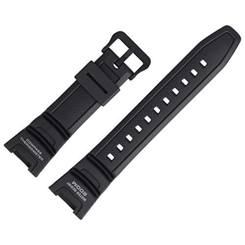 Casio SGW-100 bracelet de montre 24mm en plastique noir résistant