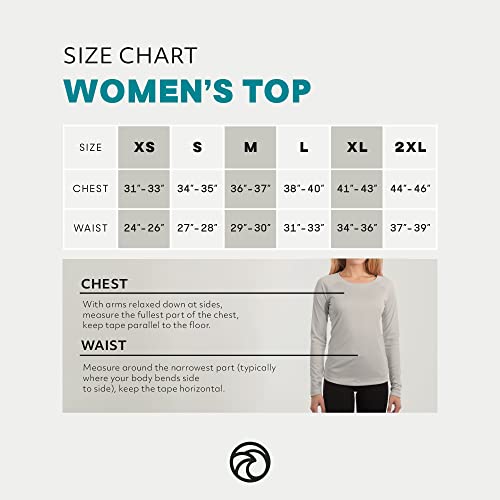 Vapor Apparel Women’s Upf 50+ Uv Sun Protection Long Sleeve Performance Regular Fit T-Shirt For Sports And Outdoor, Large, Pearl Grey #TOP4