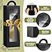 Ctosree 24 Pcs Tumbler Gift Box with Handle for 12oz 16oz 20oz 30oz Clear Wine Glass Gift Box Sublimation Tumblers Heat Press Blanks Bottle for Christmas Wrapping Packaging(Black)