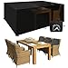 Produktbild TTL Garden 280x204x106cm Premium Gartenmöbel Abdeckung - 600D Oxford Gewebe wasserdicht mit Schnallen & Spannkordel extra Starke Schutzhülle Abdeckplane für alle Jahreszeiten