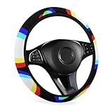 lenkradbezug leder schwarz 【Beste Geschenkauswahl】 Dieses schöne, coole und bequeme Autozubehör bringt eine wunderbare Note in jedes Autoinnenraum. Das einzigartige Design unserer Auto-Lenkradabdeckung wird Ihren Geist entfachen, sobald Sie in Ihr Auto steigen. Jedes Auto braucht ein tolles Zubehör und das ist es. Sie können es als Geschenkwahl für Geburtstage, Jubiläen, Einweihungsfeiern, Hochzeiten, Vatertag, Muttertag, Neujahr, Weihnachten, Halloween, Erntedankfest und andere festliche Feiertage wählen.