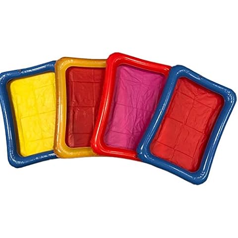 just 4 baby Magic Motion Moving Sand Inflatable Blow Up Play Tray NO MESS NO FUSS Cover