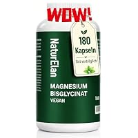 NaturElan – Magnesium Bisglycinat Hochdosiert - 300mg Magnesium pro Tage