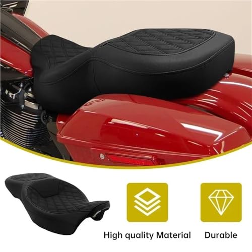 Asiento de moto Touring con absorción de impactos para Road King Glide FLTRX 2009-2022 4