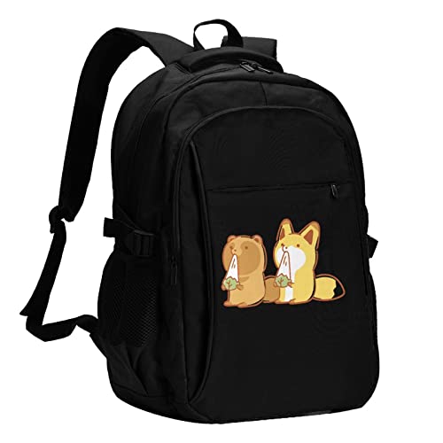 USB＆イヤホンポート付きビジネスリュック