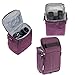 Navitech Purple Water Resistant Protective Portable Handheld Binocular Case and Travel Bag Compatible With Canon 12x32 is