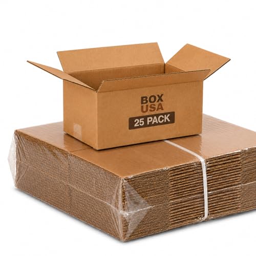 BOX USA Corrugated Cardboard Boxes, 15x10x6 (Pack of 25)