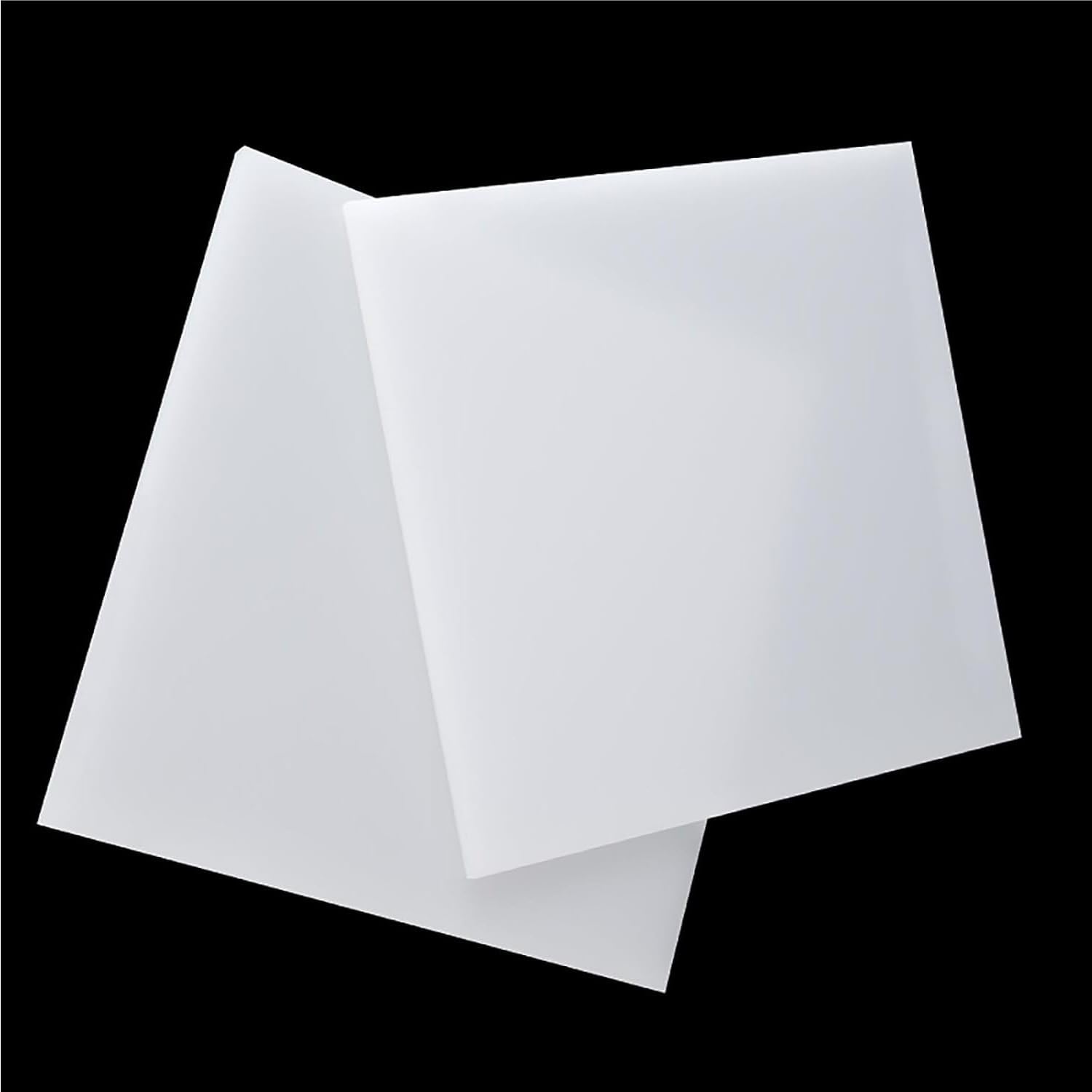 Biała płyta nylonowa, 2 sztuki, 500x500mm, plastikowa płyta PA do samodzielnej obróbki części mechanicznych(4mm)