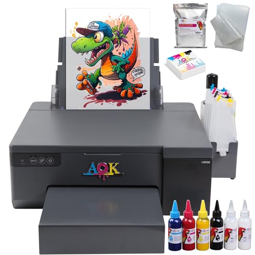 Aok 8058 A4 Size Dtf Printer 8.3 Inch High Efficiency Dtf Printer With Xp 500 Print Head Timed White Ink Stirring System For T-Shirt Clothes thumb #6