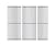 Votenli S47E (3-Pack) Stainless Steel Cooking Grid Grates for Charbroil Performance 4 Burner 463376018P2, 463376117, 463377117, 463673617, 463377017, 463347017 and 5 Burner 463347519