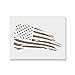 American Flag Rugged Stencil Template for Walls and Crafts - Reusable Stencils for Painting in Small & Large Sizes