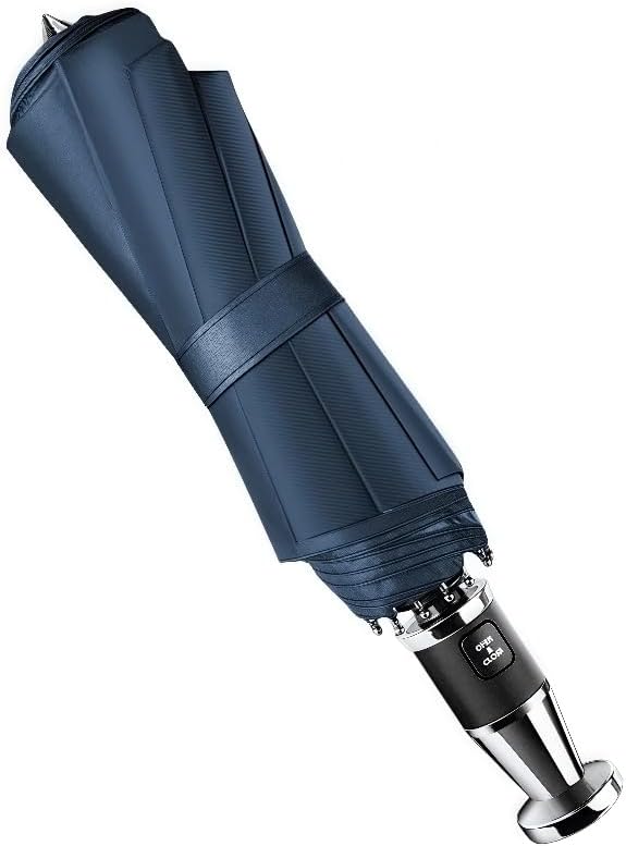 ZHAXI Car Umbrella for Mercedes-Benz AMG GT CL CLA CLC CLE CLK CLS, Portable Automatic Umbrellas Windproof Compact Light Umbrellas Travel Umbrellas with Safety Hammer Umbrellas for Rain and Sun