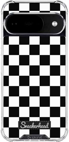 Skinit Clear Phone Case Compatible with Google Pixel 10 - Sneakerhead Checkered Design