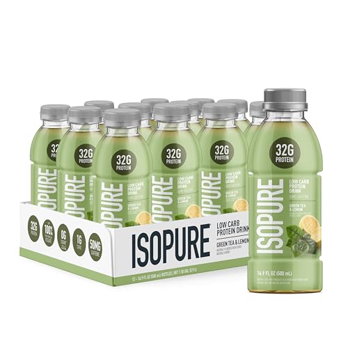 Isopure Zero Carb 32g Clear Protein Ready-to-Drink, Whey Protein Isolate,