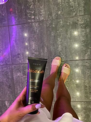 Onyx Magma Tingle Indoor & Outdoor Tanning Lotion For Advanced Tanners - Triple Dark Tanning Lotion For Insanely Black Tan Results - Tanning Bed Lotion With Thermal Active Formula - Anti-Cellulite Oil For Skin Firming & Aloe Vera To Soothes Irritation #TOP3