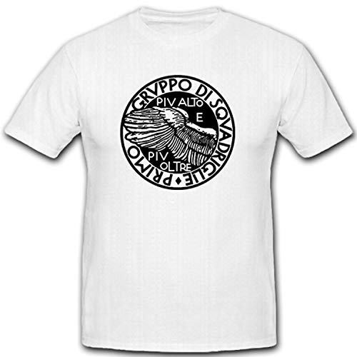 T-shirt italien 1o Gruppo di squadriglie blanc en coton premium taille 4XL