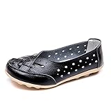 Einfach zu tragen - Damenschuhe mit runder Zehenpartie, rückenfreie flache Sandalen, Sie können leicht an- und ausziehen, Stöße absorbieren und Reibung reduzieren, um den allgemeinen Fußkomfort zu verbessern. Einfach und elegant, bequem und bequem.