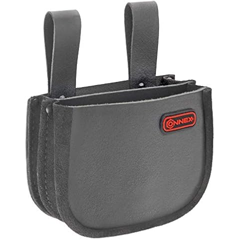 Bolsa para clavos de piel Connex COX951065 con 2 compartimentos Cover
