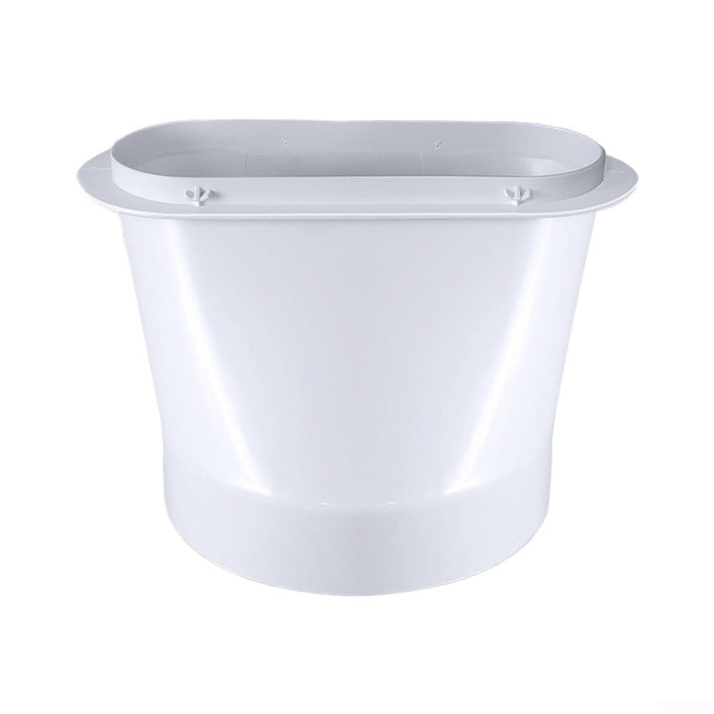 Tubo AC portatile da 1,5 m, in polipropilene, resistente al calore, bianco | Connettore in ABS, tubo in polipropilene, misura 15 cm, previene gli insetti, finitura bianca